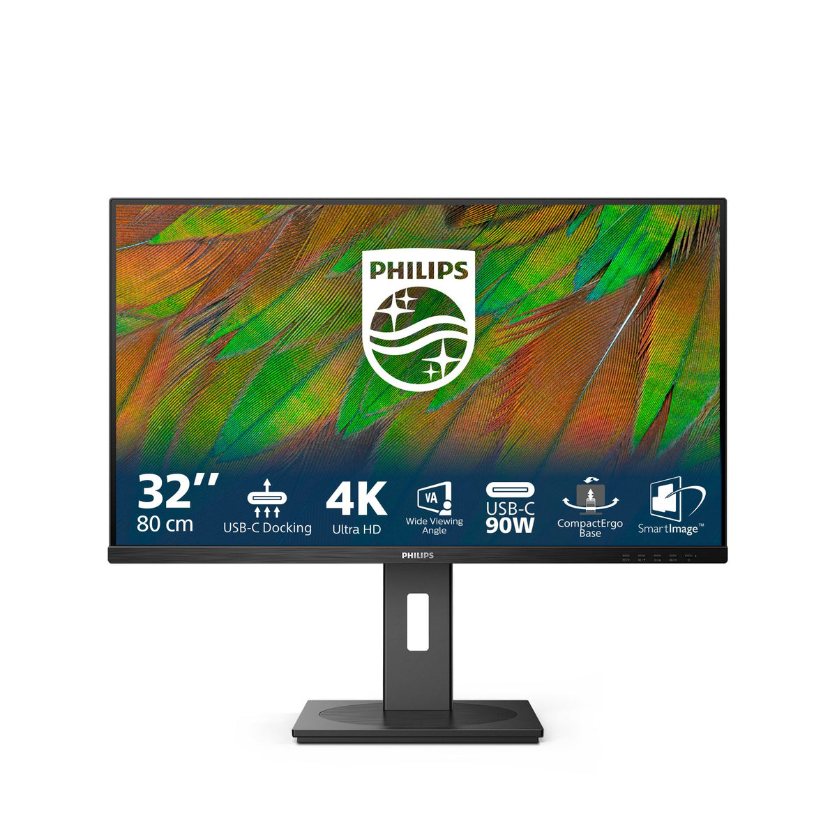 PHILIPS 32B1U3900/00 Ecran 31.5p UHD LED 16:9 VA 60Hz 2xHDMI 2.0 DP 1.4 UBS-C
