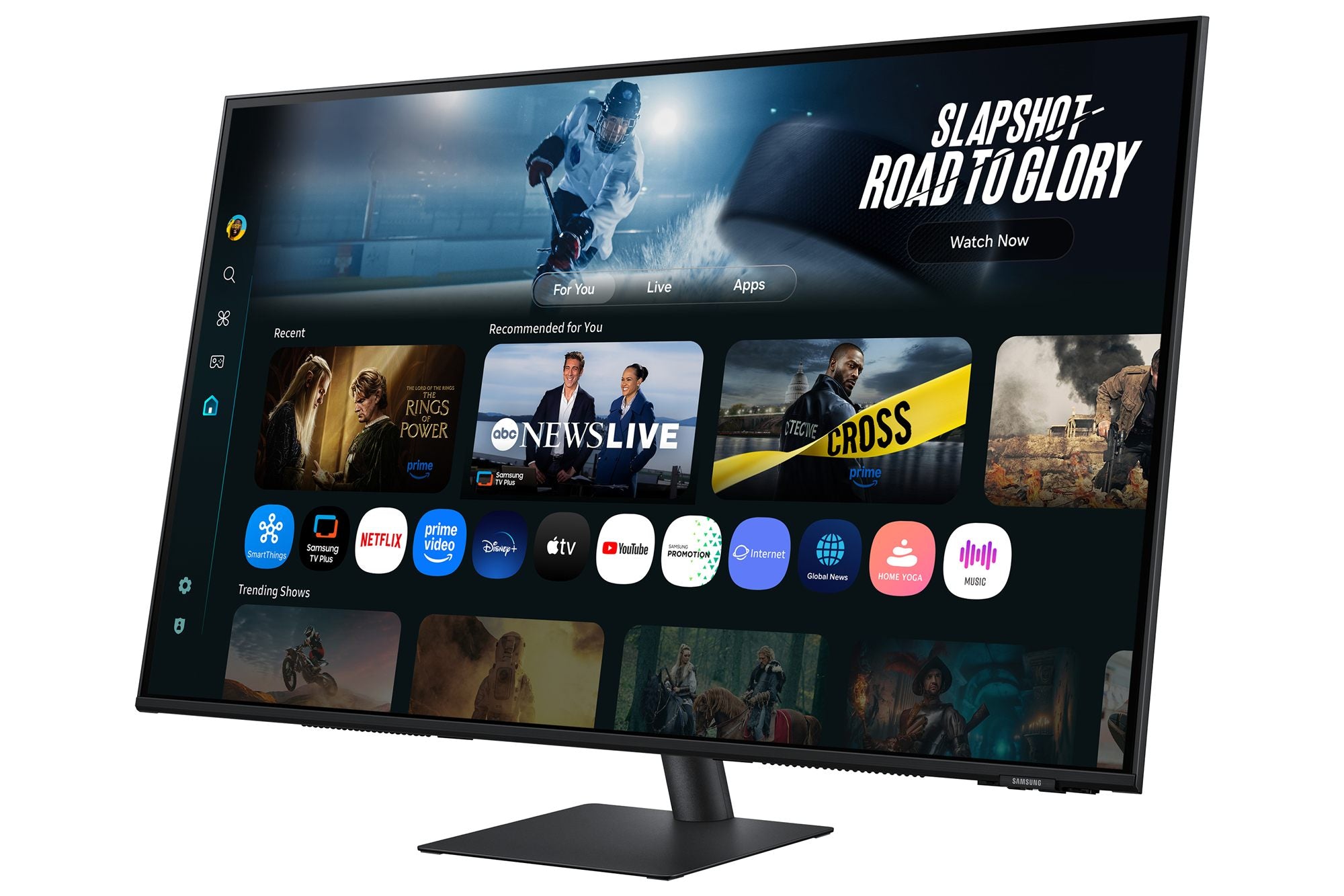 SAMSUNG LS43FM702 Smart Monitor 43p IA VA UHD 4K 60Hz 2xHDMI USB-C 65W Black