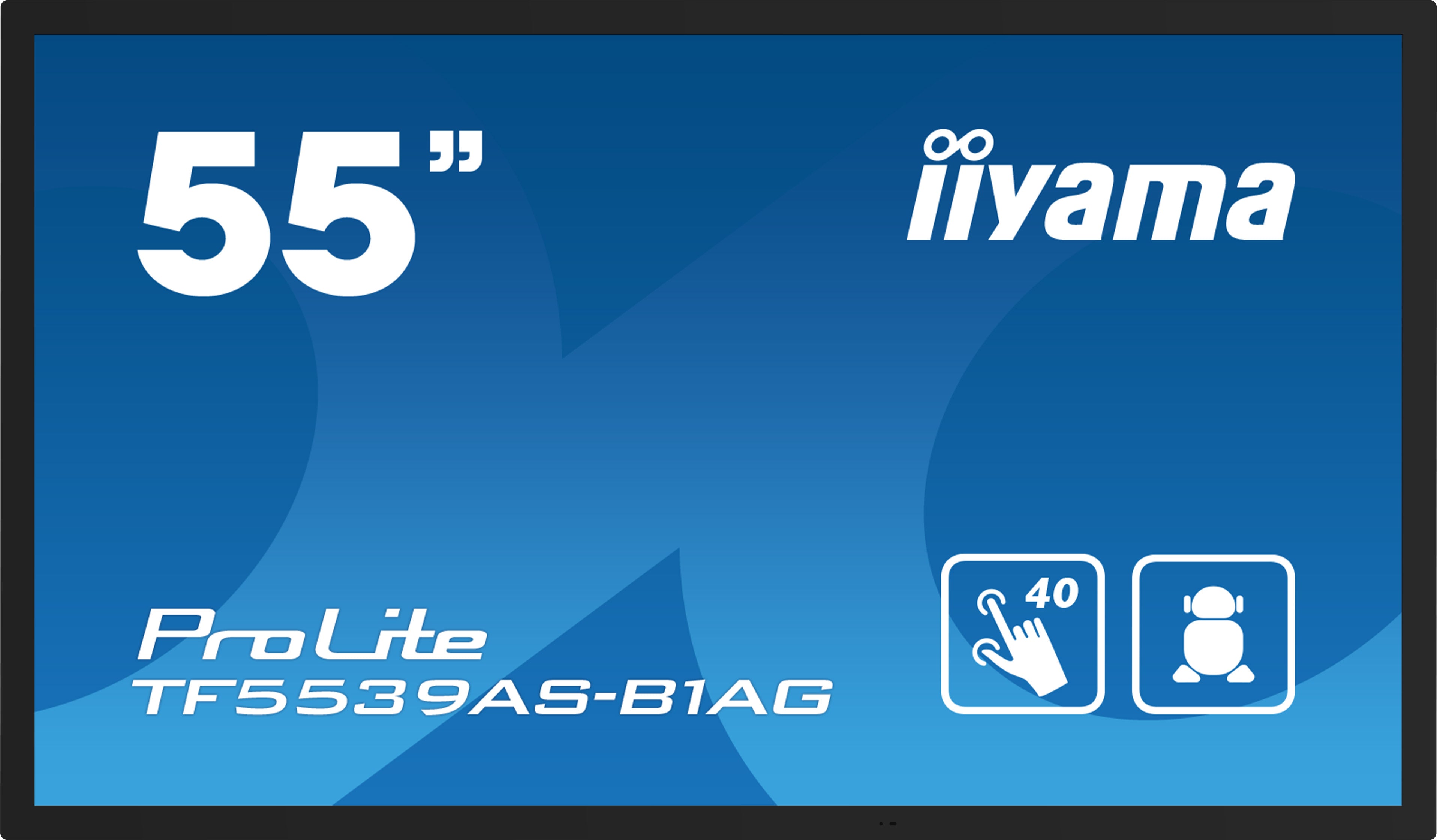 55" Bonded PCAP Anti-glare Bezel Free 40