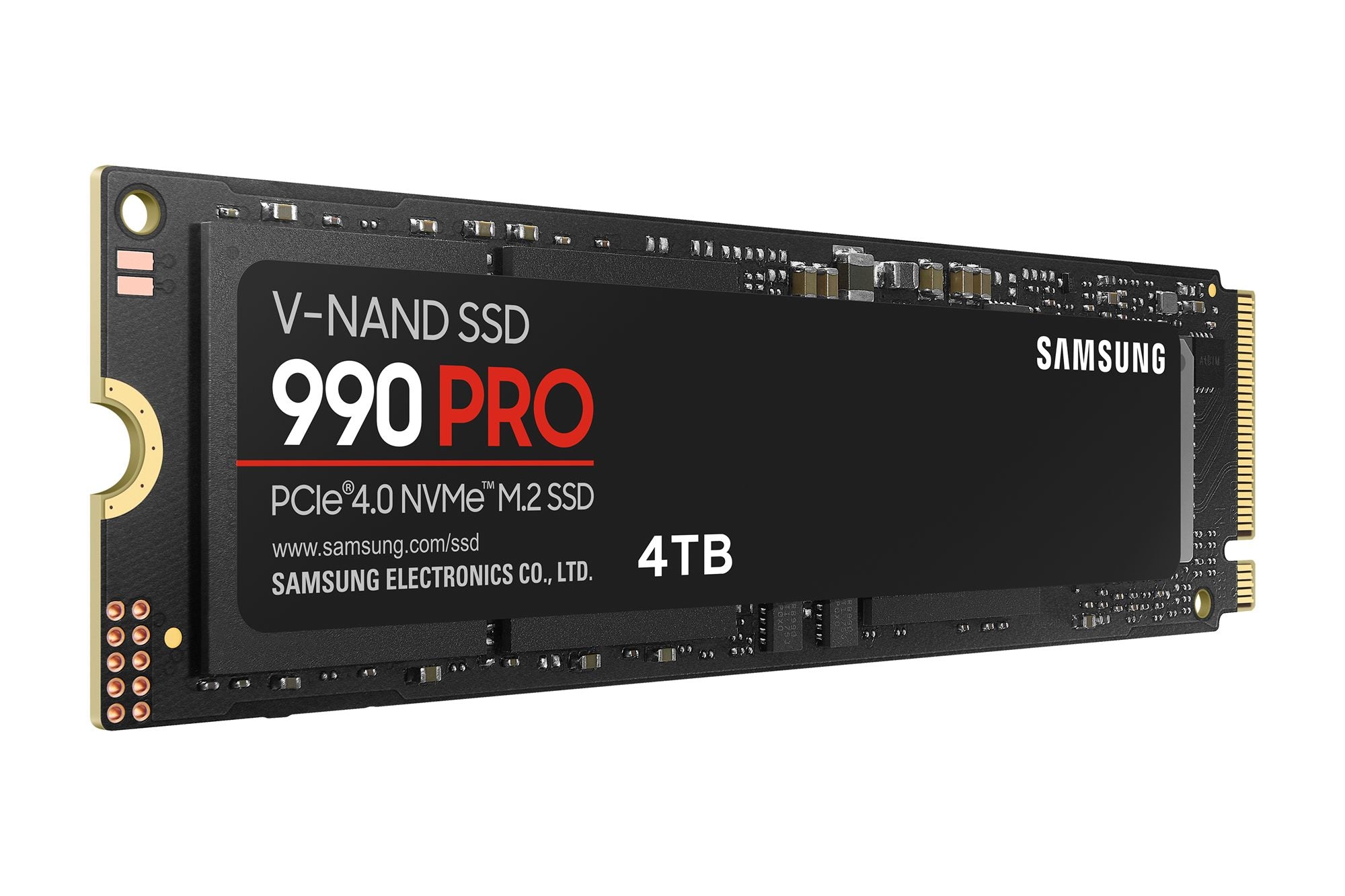Samsung MZ-V9P4T0BW 4 To 990 PRO M2 SSD 7450 Mo/s Lecture 6900 Mo/s Écriture