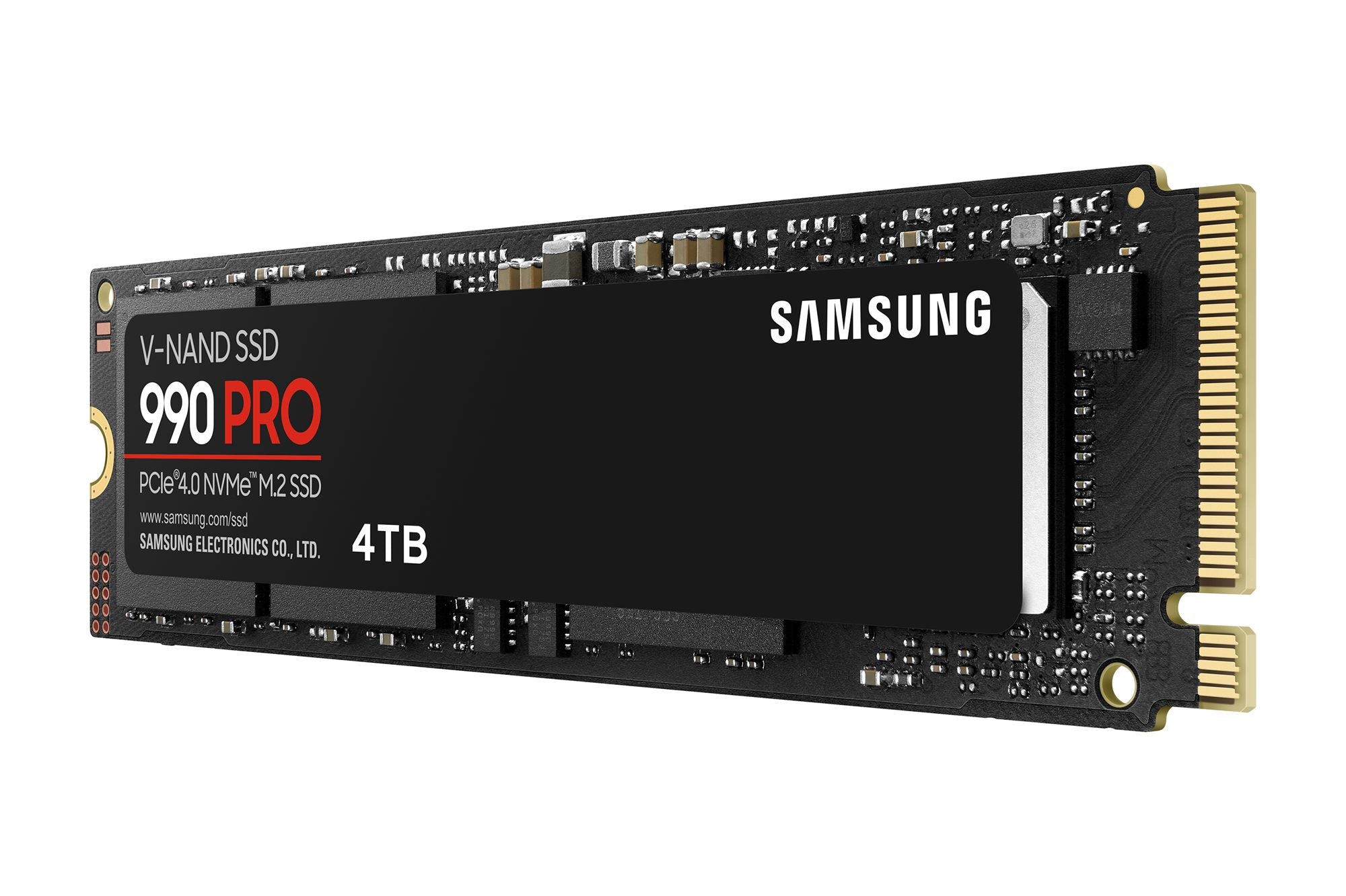 Samsung MZ-V9P4T0BW 4 To 990 PRO M2 SSD 7450 Mo/s Lecture 6900 Mo/s Écriture