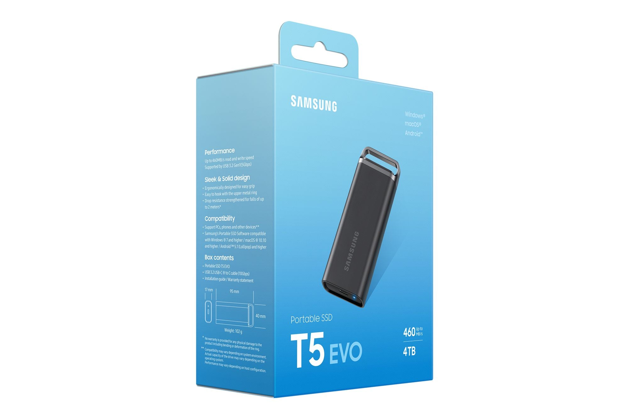 Samsung MU-PH4T0S 4 To 3.2 Gen 1 (3.1 Gen 1) Noir