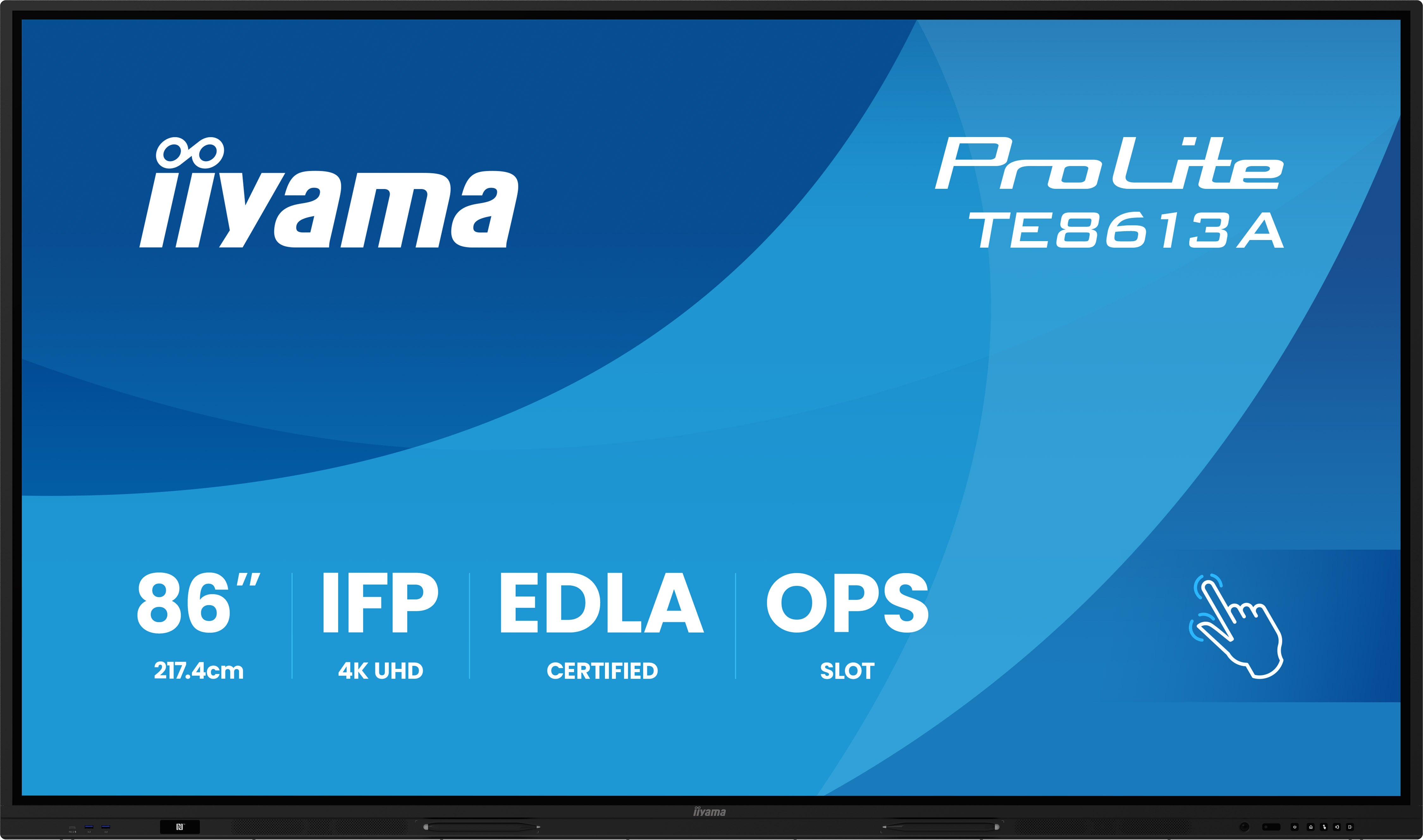 86" IPS 4K 16:9 Google EDLA cert. IFP
