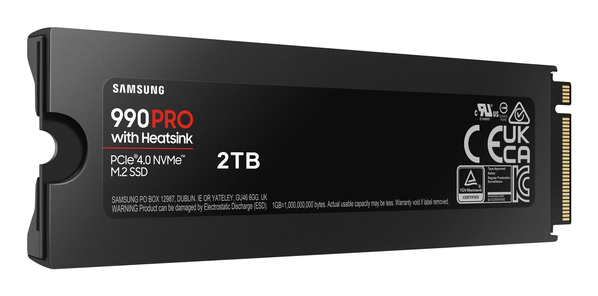 990 Pro M.2 NVMe 2TB+heatsink