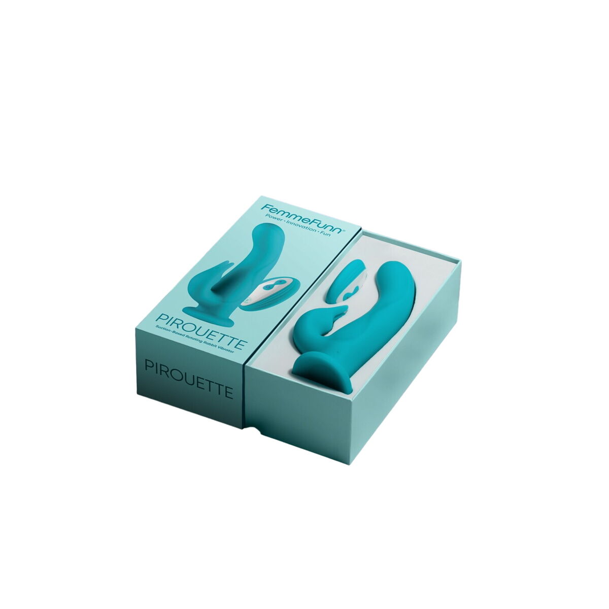 Vibration de Stimulation Double FemmeFunn Pirouette Turquoise