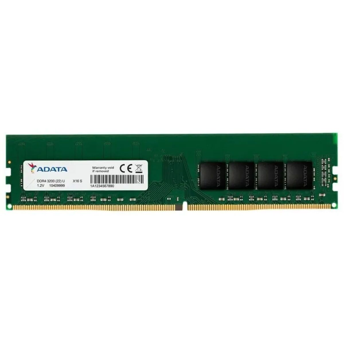 Mémoire RAM Adata AD4U320016G22-SBK DDR4 16 GB 3200 MHz CL22