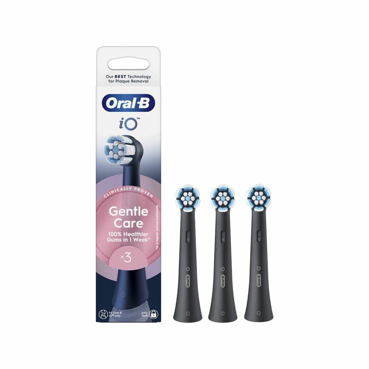 Tête de rechange Oral-B IO RBSBF-3  3UD Noir