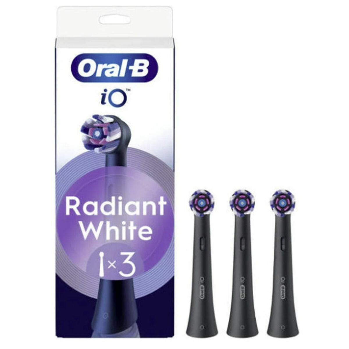 Tête de rechange Oral-B IO RBWB-3   3UD Noir 3 Unités