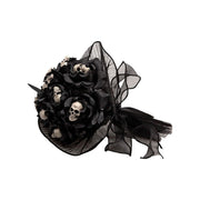 Décoration d'Halloween 22 x 22 x 25 cm Noir Crânes