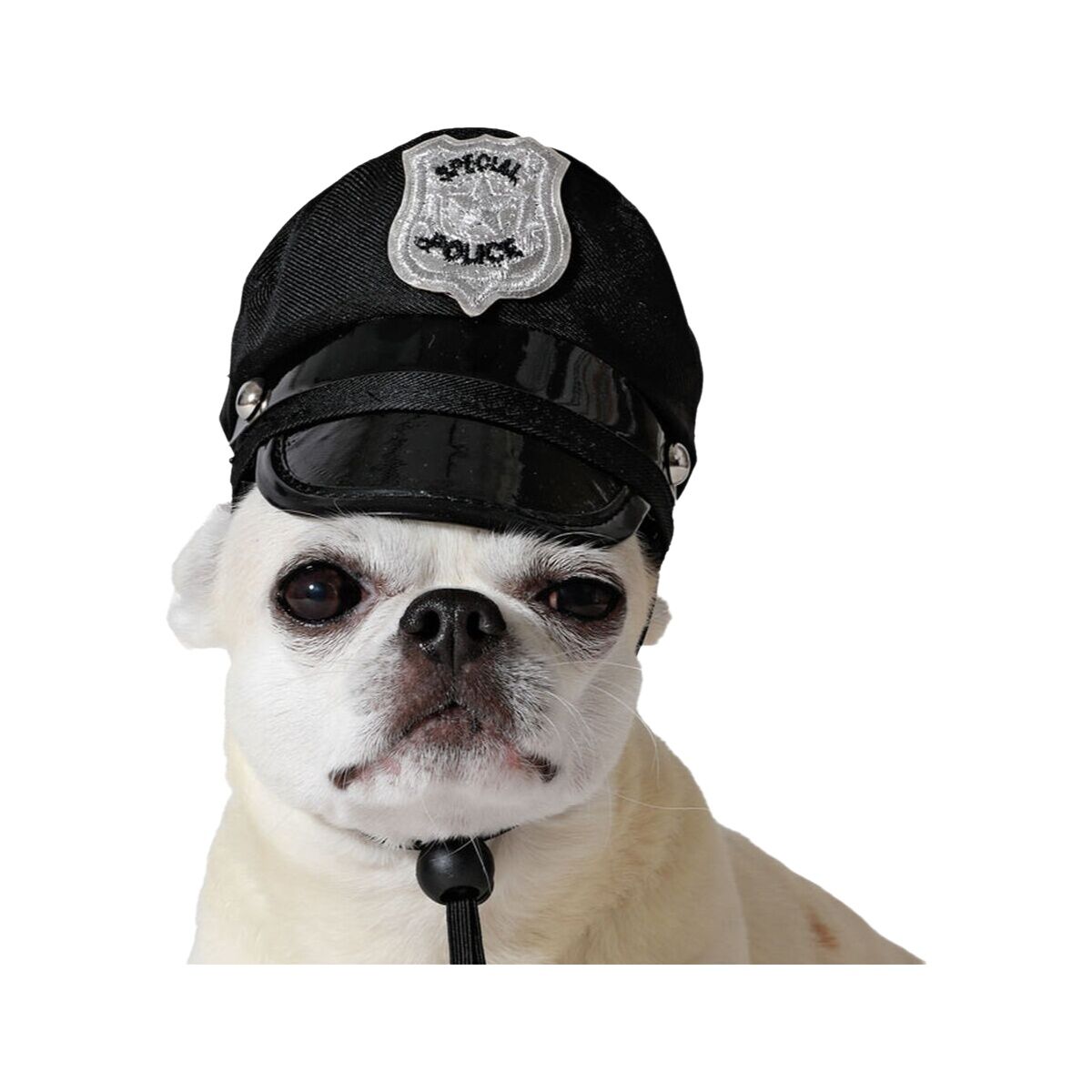 déguisement pour chien Noir Chapeau Police