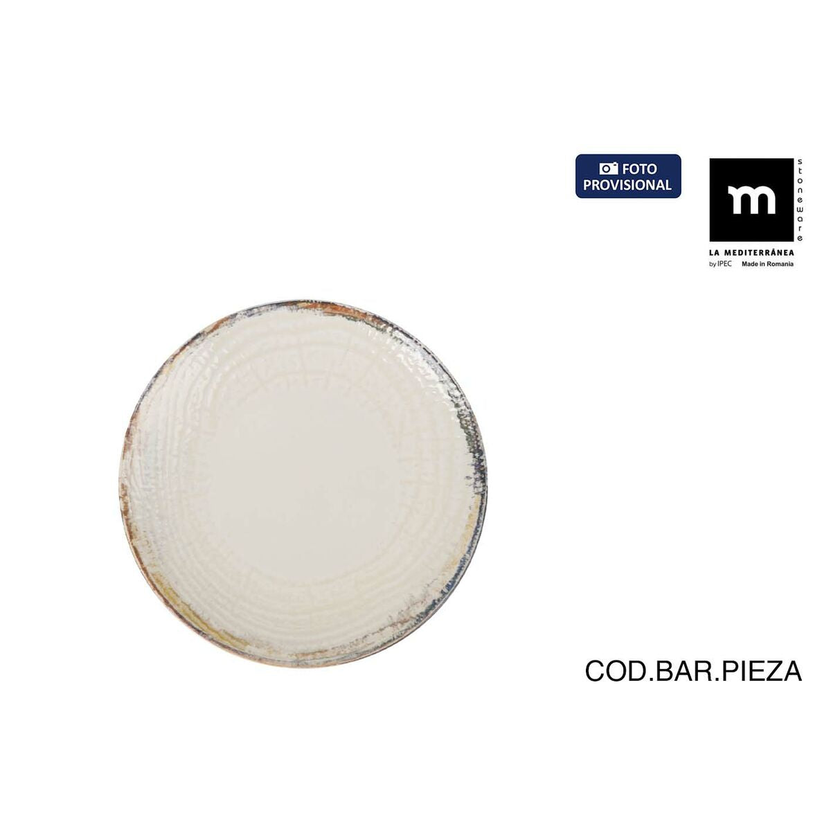 Assiette à dessert La Mediterránea Albus Ø 20 cm (12 Unités)