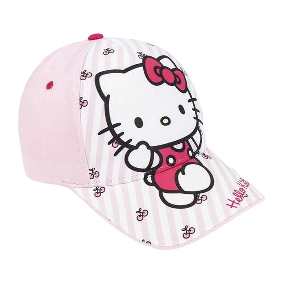 Casquette enfant Hello Kitty Rose clair