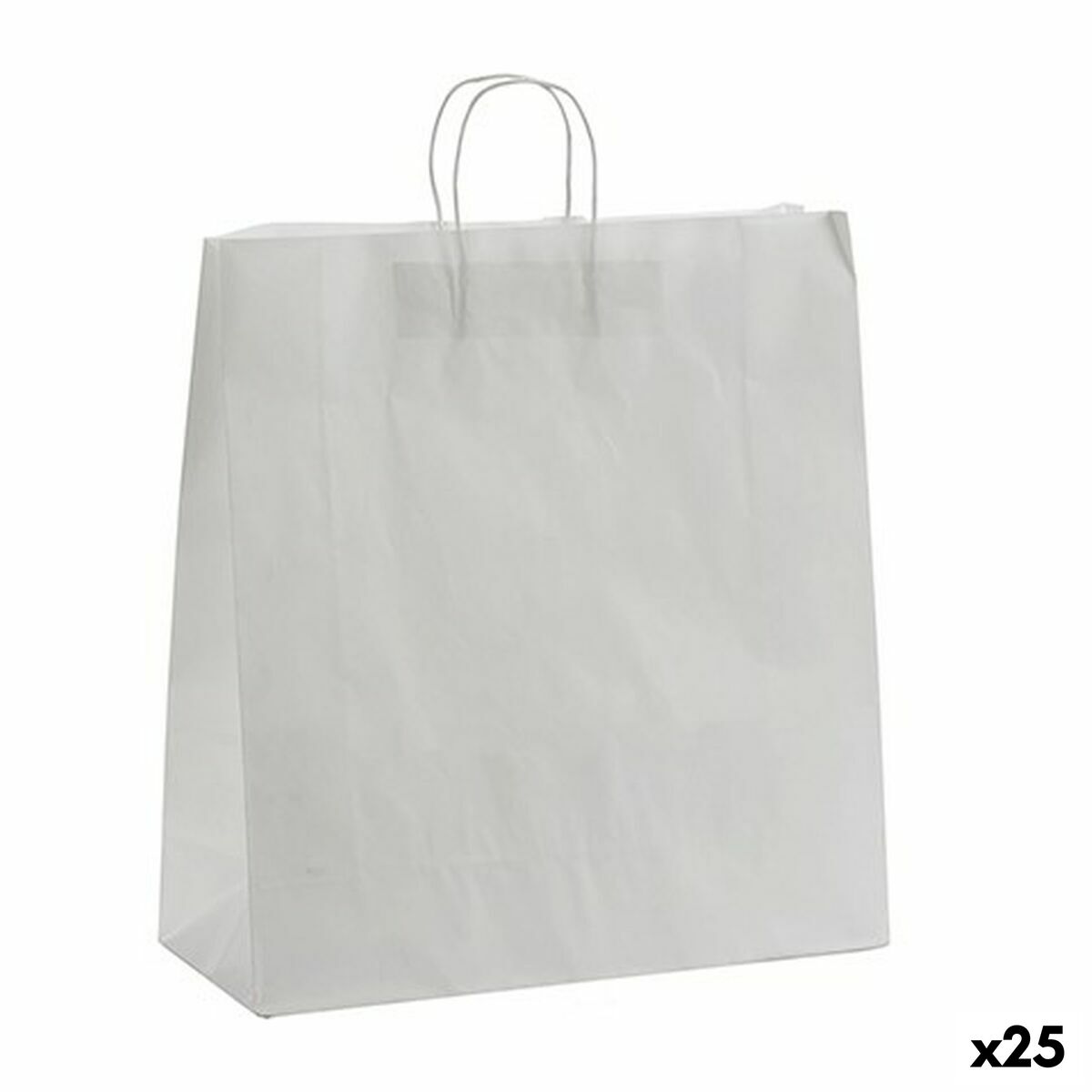 Sac en papier Pincello Blanc 46 x 16 x 59 cm 46 x 59 x 0,3 cm (25 Unités)
