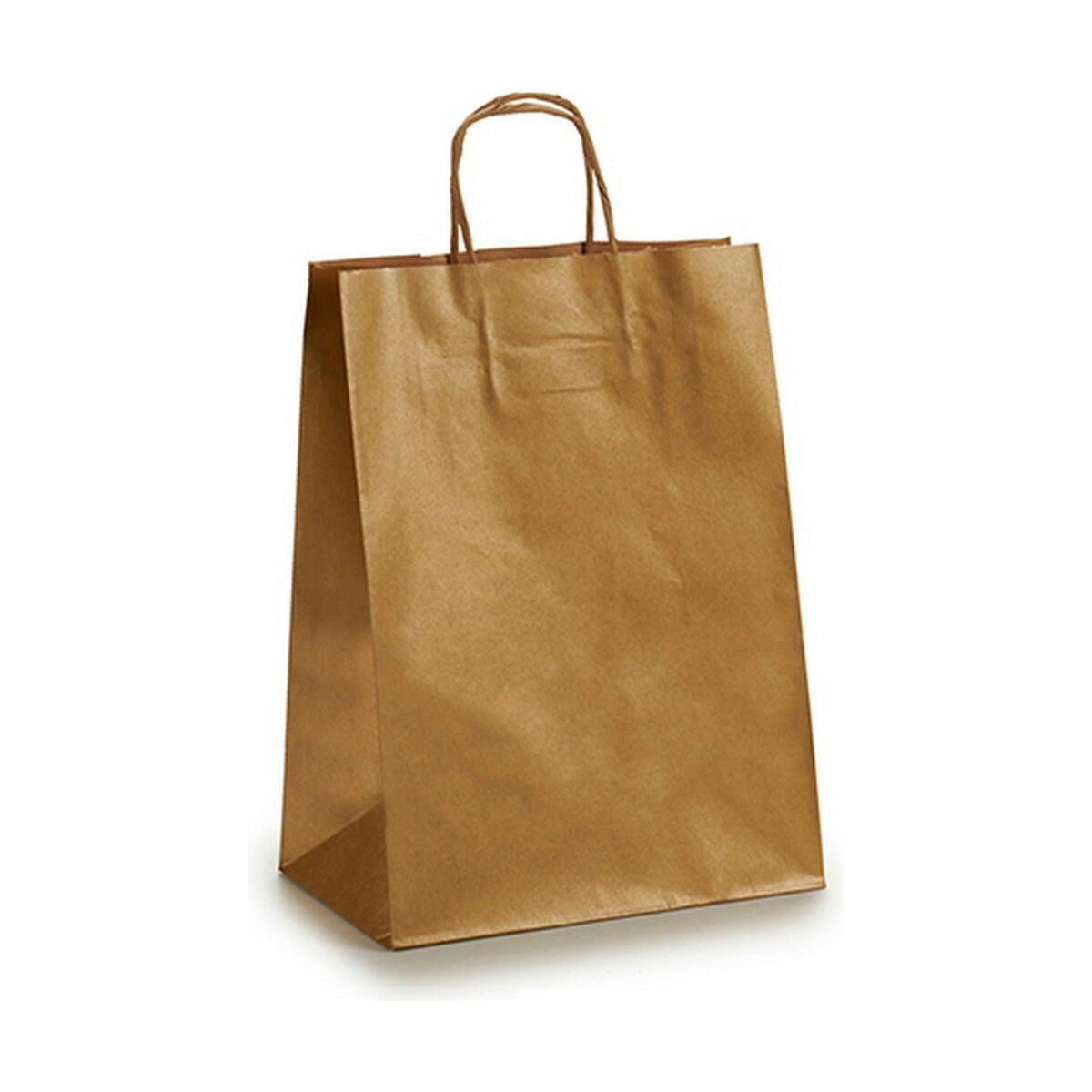 Sac en papier Pincello Doré 24 x 12 x 40 cm 24 x 40 x 0,2 cm (25 Unités)