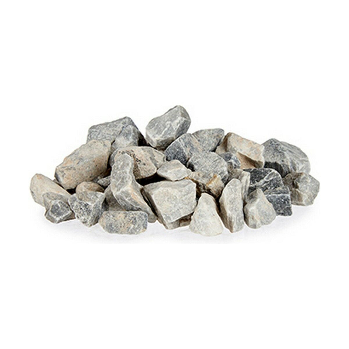 Pierres Décoratives Ibergarden Gris clair 3 Kg (4 Unités)