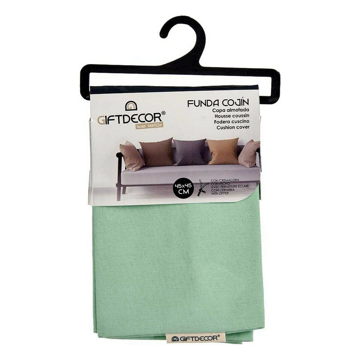 Housse de coussin Gift Decor Vert 45 x 0,5 x 45 cm