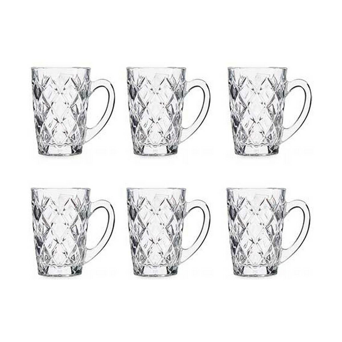Tasse Vivalto Transparent Diamant 110 ml (6 Unités)