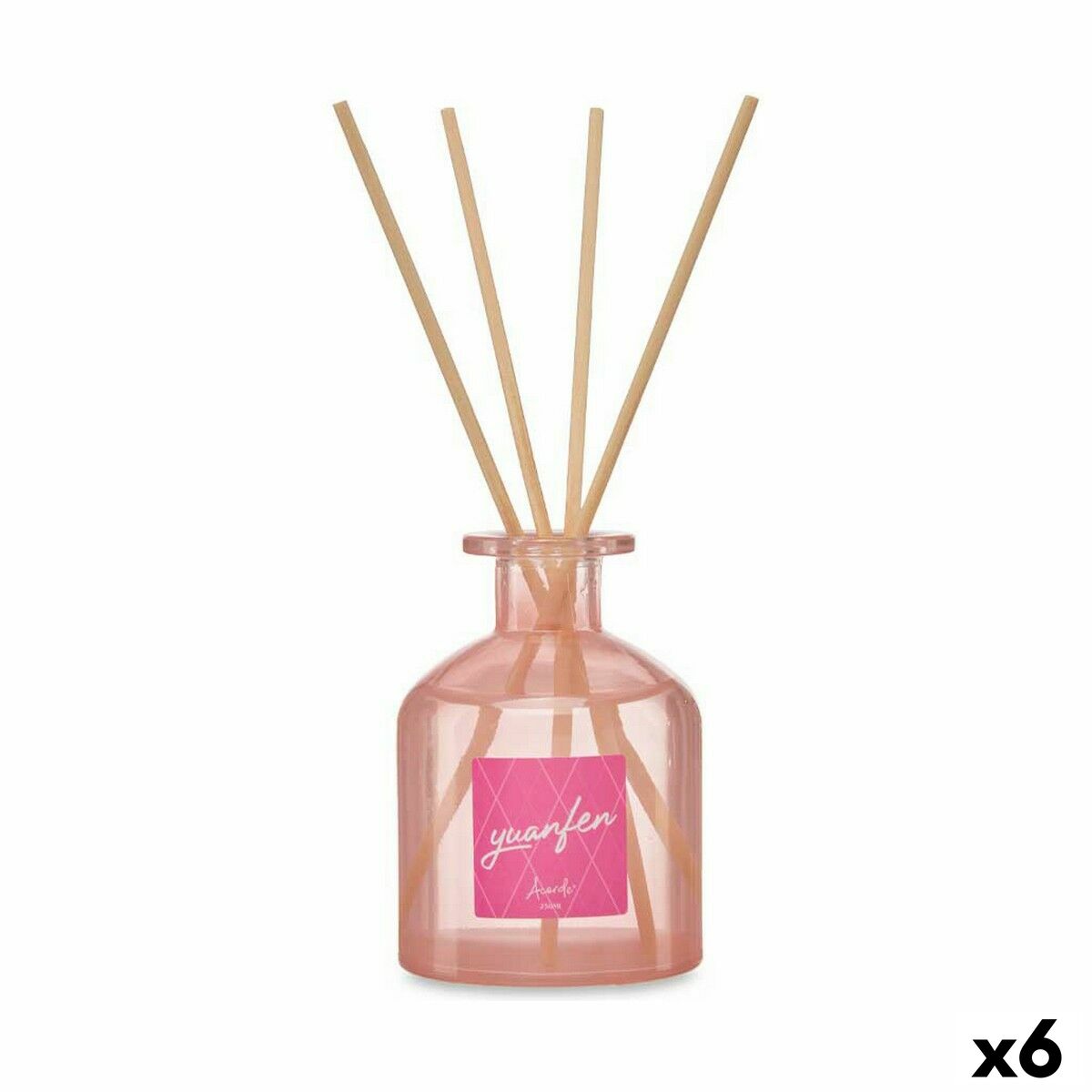 Bâtonnets Parfumés Acorde Pivoine 250 ml (6 Unités)