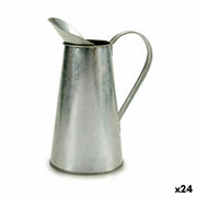 Pot Ibergarden Argenté Zinc Modèle Pot à lait 17 x 21,5 x 11,3 cm (24 Unités)