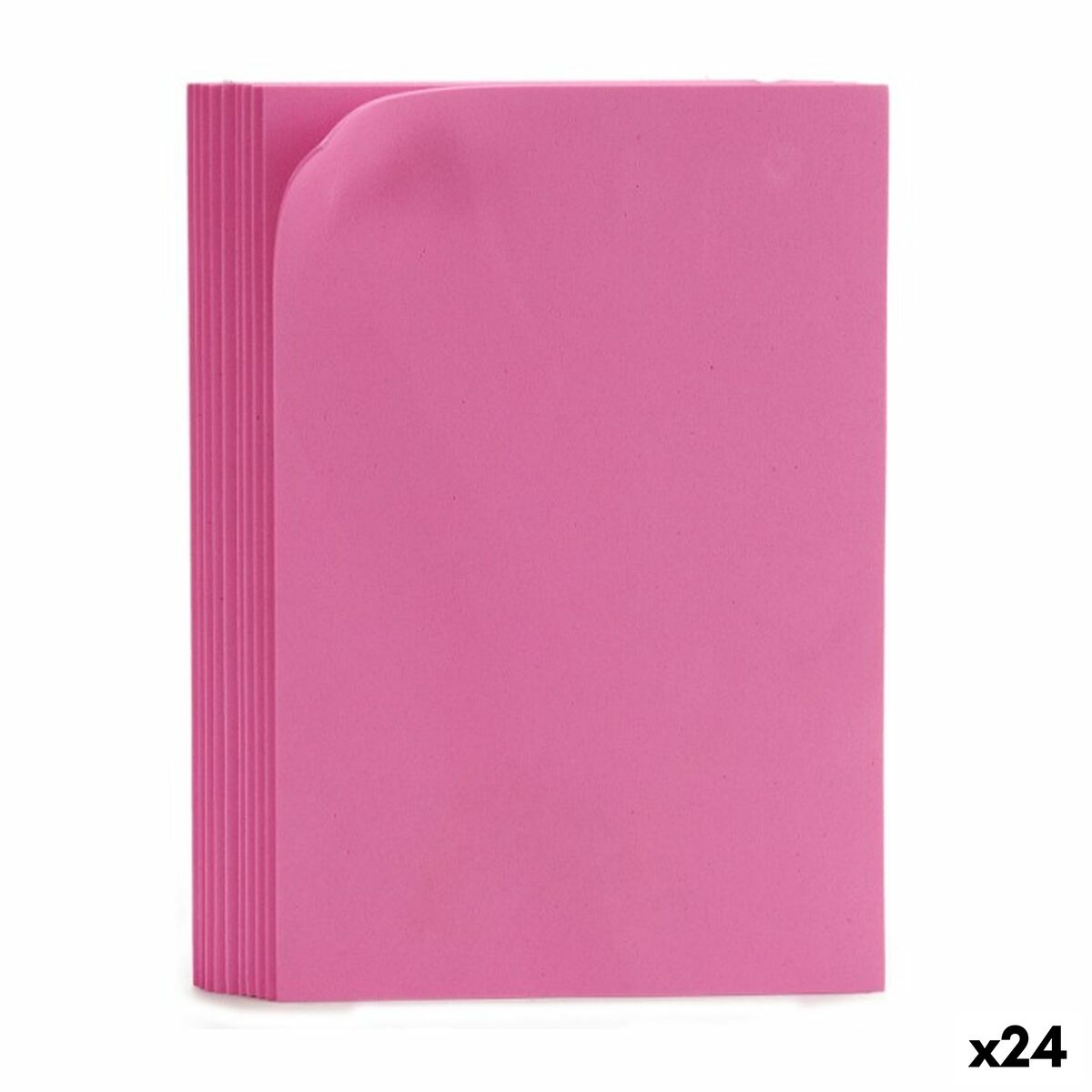 Feuille de Mousse Pincello Rose 30 x 2 x 20 cm (24 Unités)