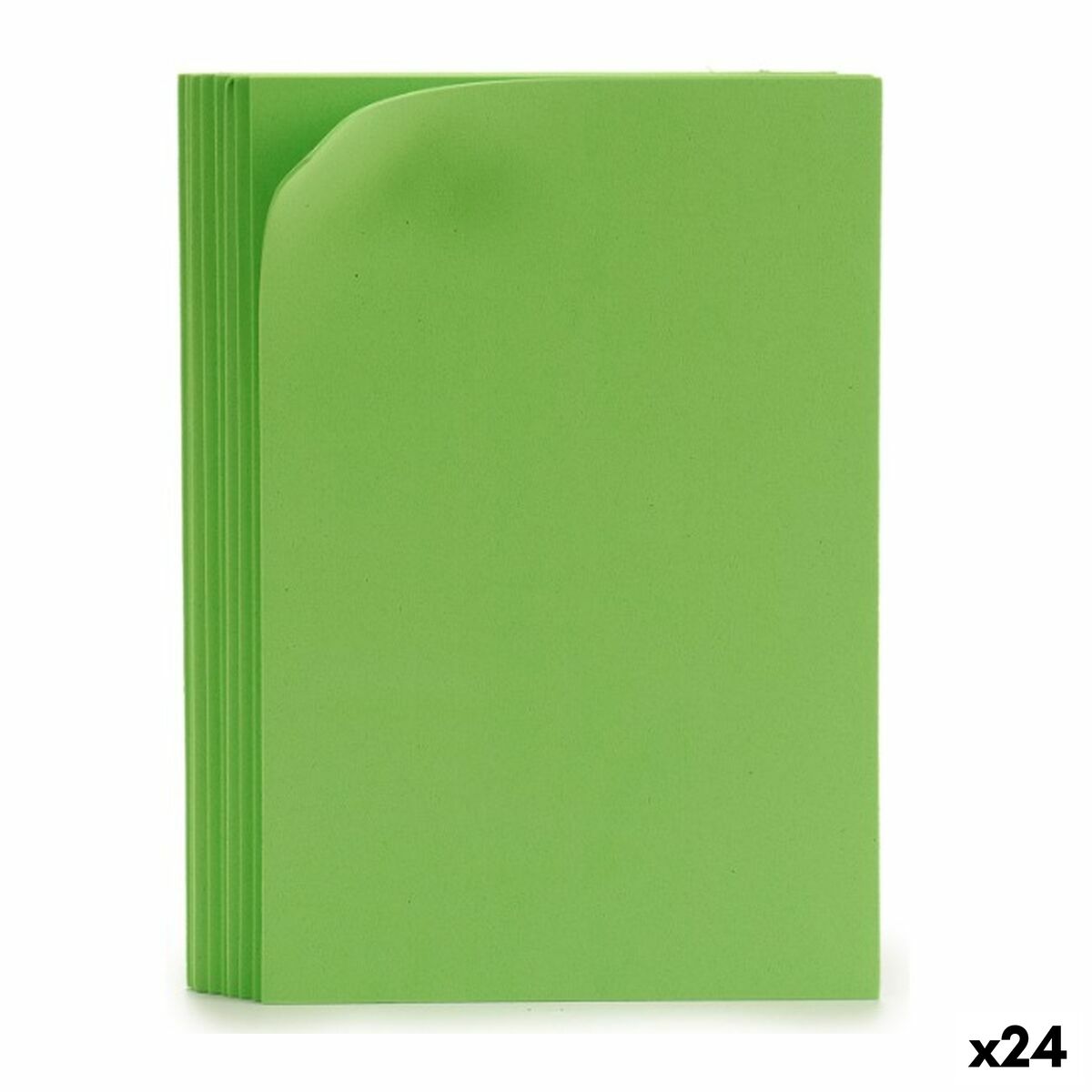 Feuille de Mousse Pincello Vert 30 x 2 x 20 cm (24 Unités)