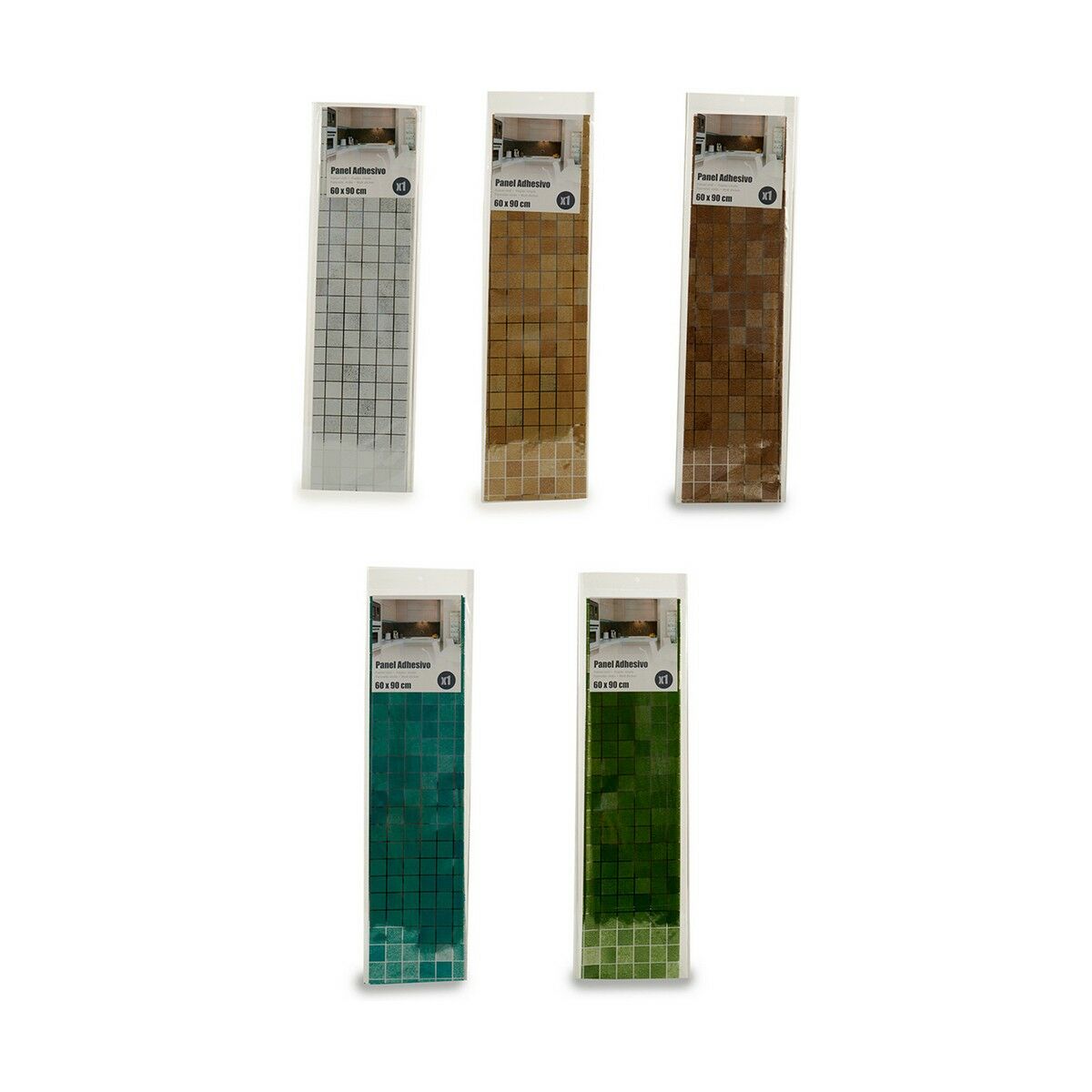 Papier adhésif Places 60 x 90 x 1 cm 12 Unités