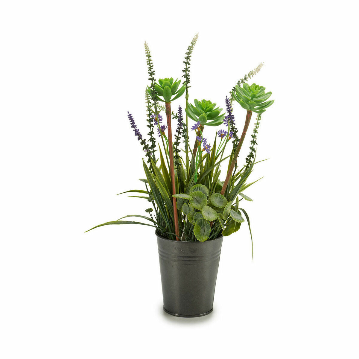 Plante décorative Ibergarden Métal Plastique Lavande 13 x 40 x 13 cm (12 Unités)