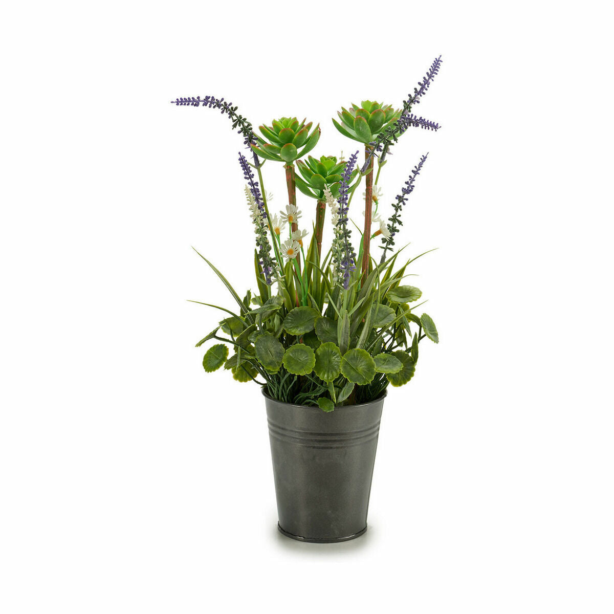 Plante décorative Ibergarden Métal Plastique Lavande 13 x 40 x 13 cm (12 Unités)