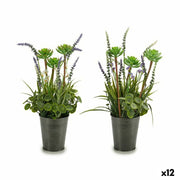 Plante décorative Ibergarden Métal Plastique Lavande 13 x 40 x 13 cm (12 Unités)