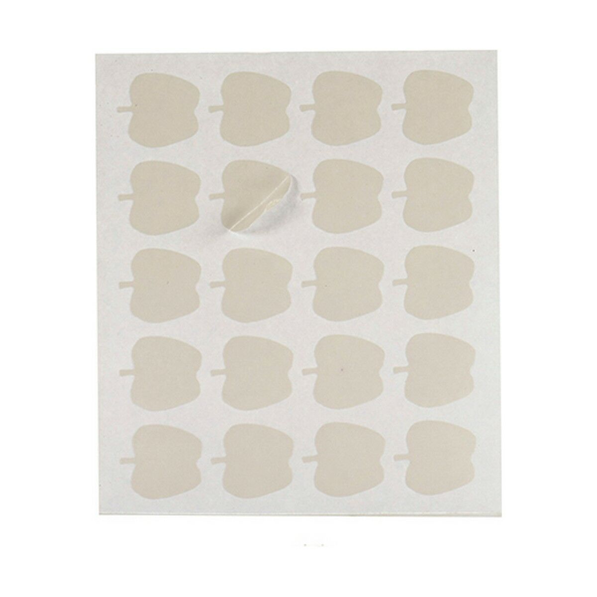 Étiquettes adhésives Pincello Blanc 17 x 4 x 19 cm 22 x 49 mm Pomme (12 Unités)