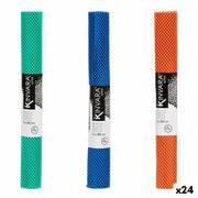 Tapis Antidérapant Kinvara Bleu Caoutchouc Plastique 45 x 100 cm 45 x 0,01 x 100 cm 5 x 45 x 5 cm (24 Unités)