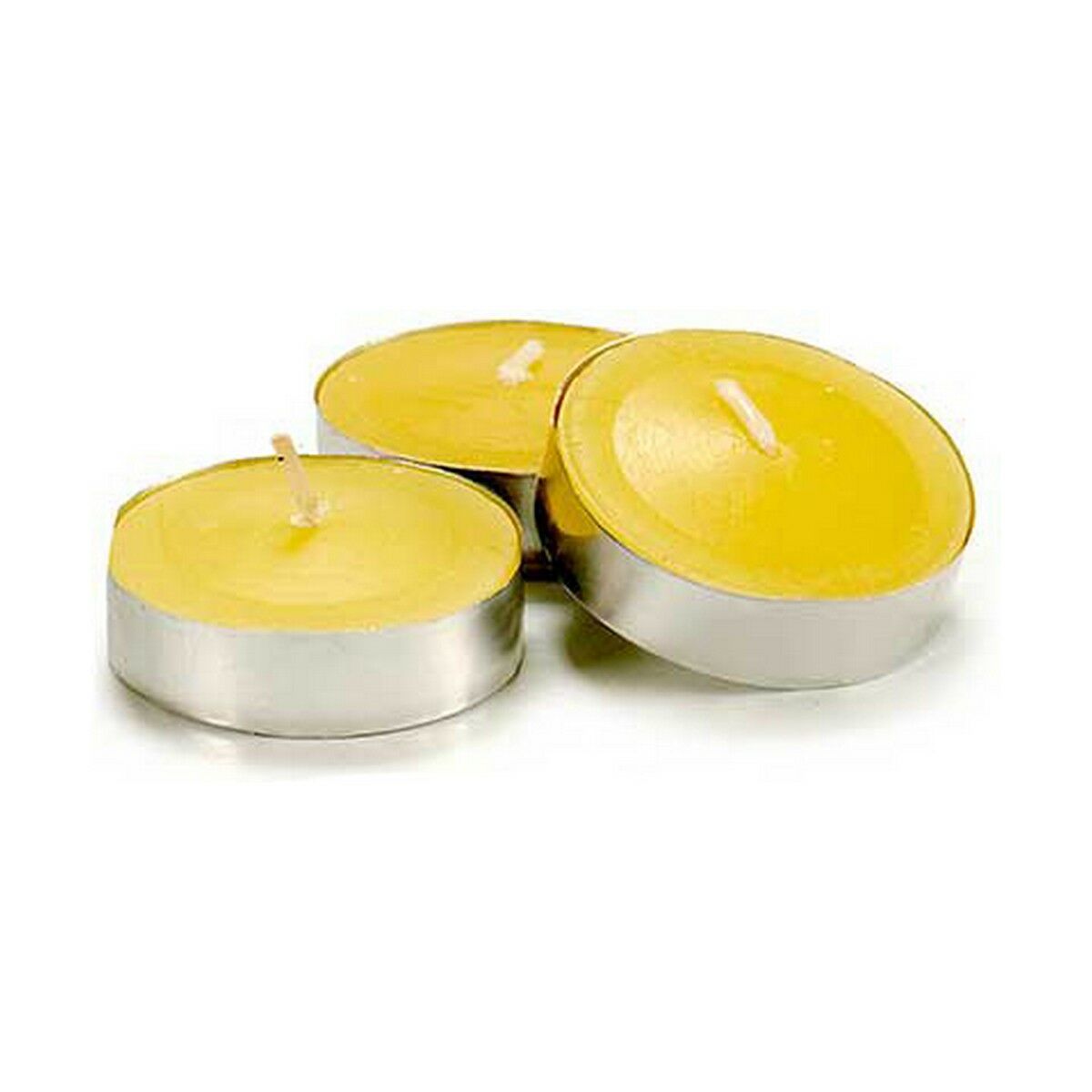 Ensemble de Bougies Ibergarden Jaune Cire Citronnelle (12 Unités) (24 Unités)
