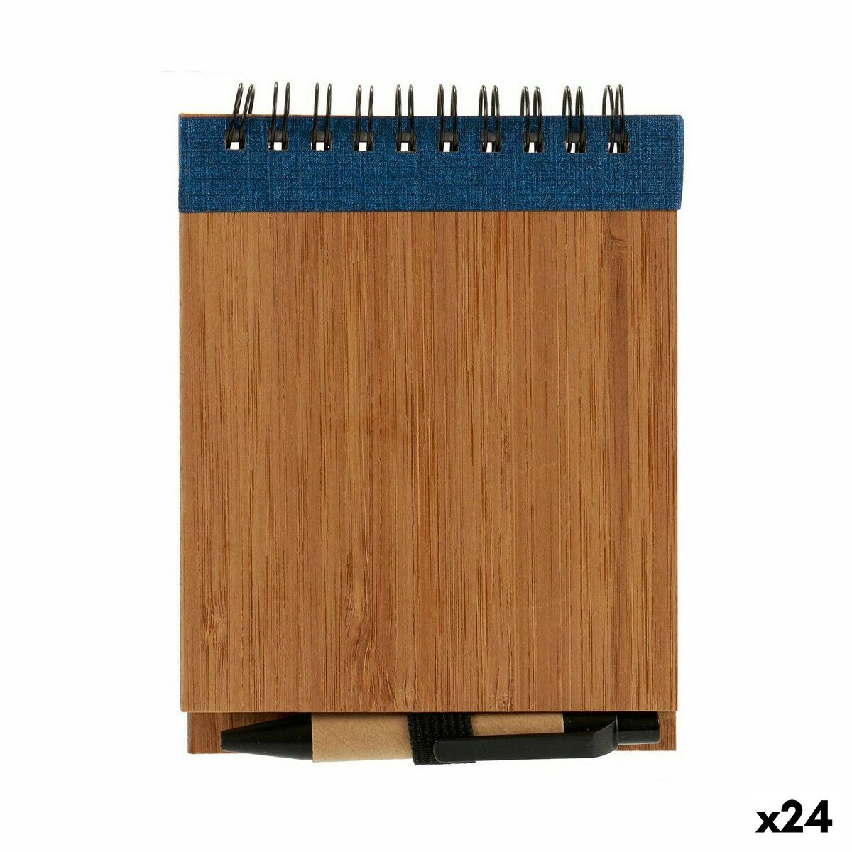 Cahier à Spirales avec Stylo Pincello 1 x 10 x 13 cm Bambou (24 Unités)