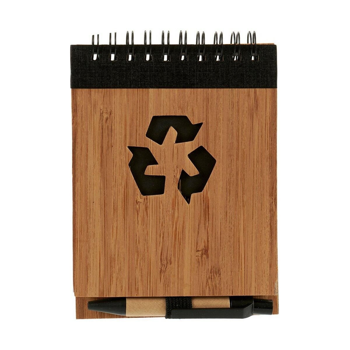 Cahier à Spirales avec Stylo Pincello 1 x 10 x 13 cm Bambou (24 Unités)
