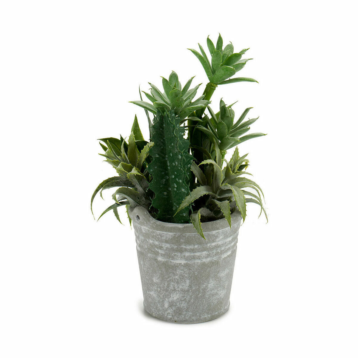 Plante décorative Ibergarden Plastique Ciment 15 x 24 x 15 cm (12 Unités)