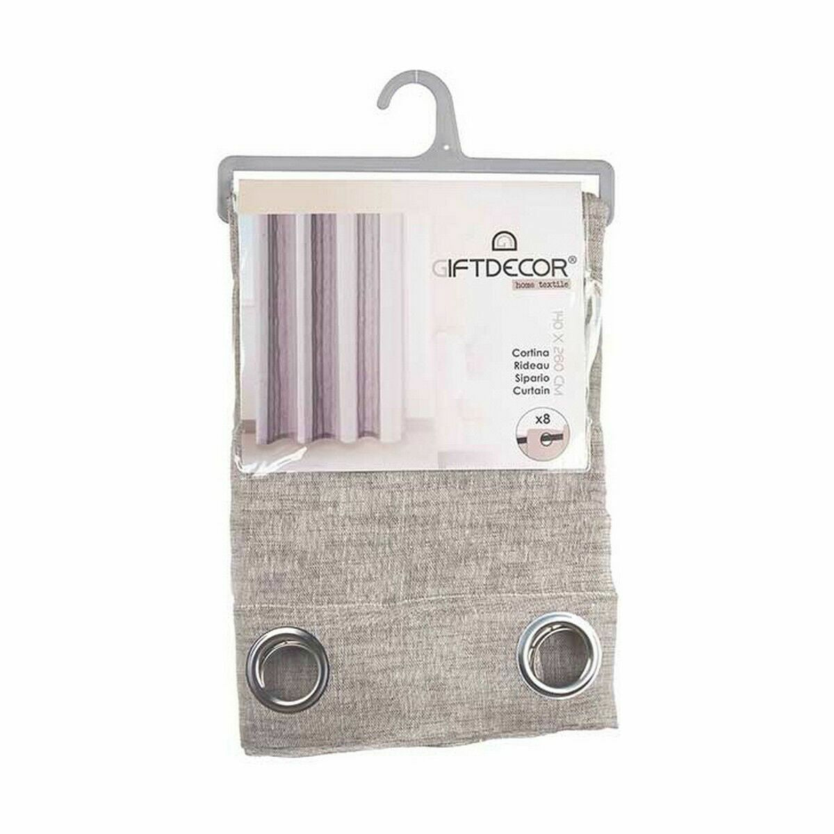 Rideau Gift Decor Marron 140 x 0,1 x 260 cm (6 Unités)