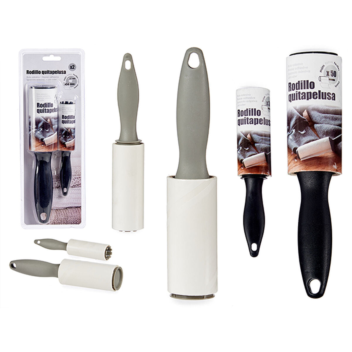 Rouleau Anti-Peluches Kinvara 11 x 5,5 x 29,5 cm Lot 2 Pièces (24 Unités)