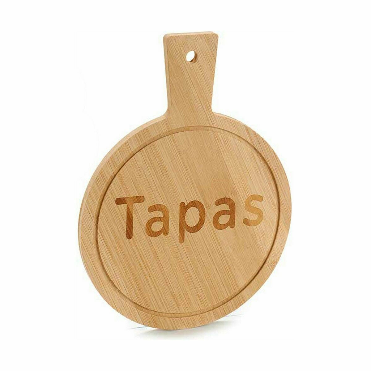 Plateau apéritif Kinvara Noir Bois 14 x 1 x 19 cm Avec poignée (48 Unités)