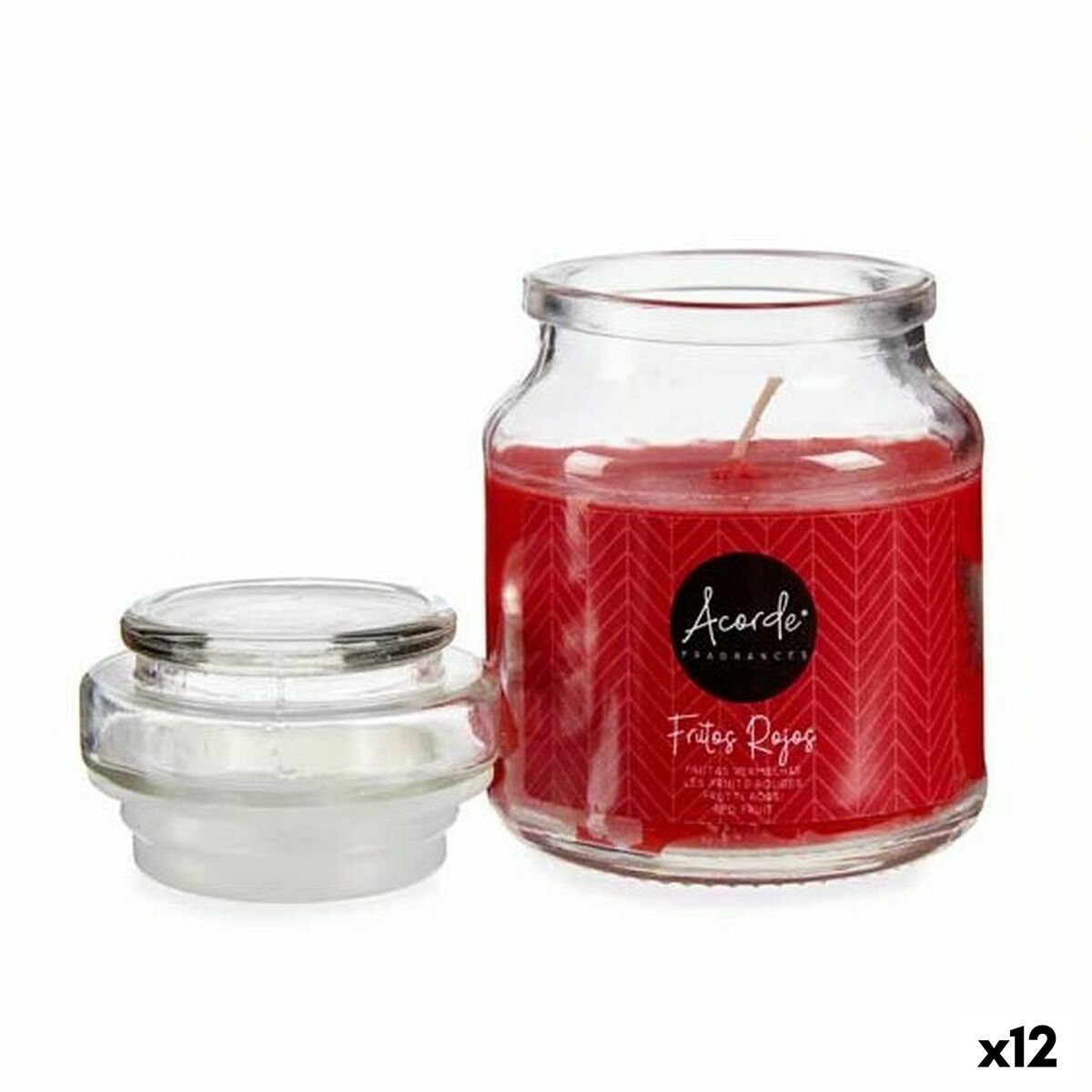 Bougie Parfumée Acorde Fruits rouges (12 Unités)