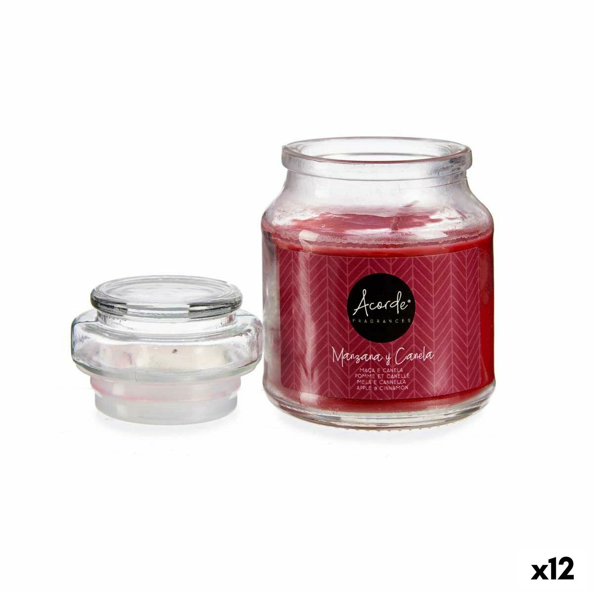 Bougie Parfumée Acorde Pomme Canelle (12 Unités)