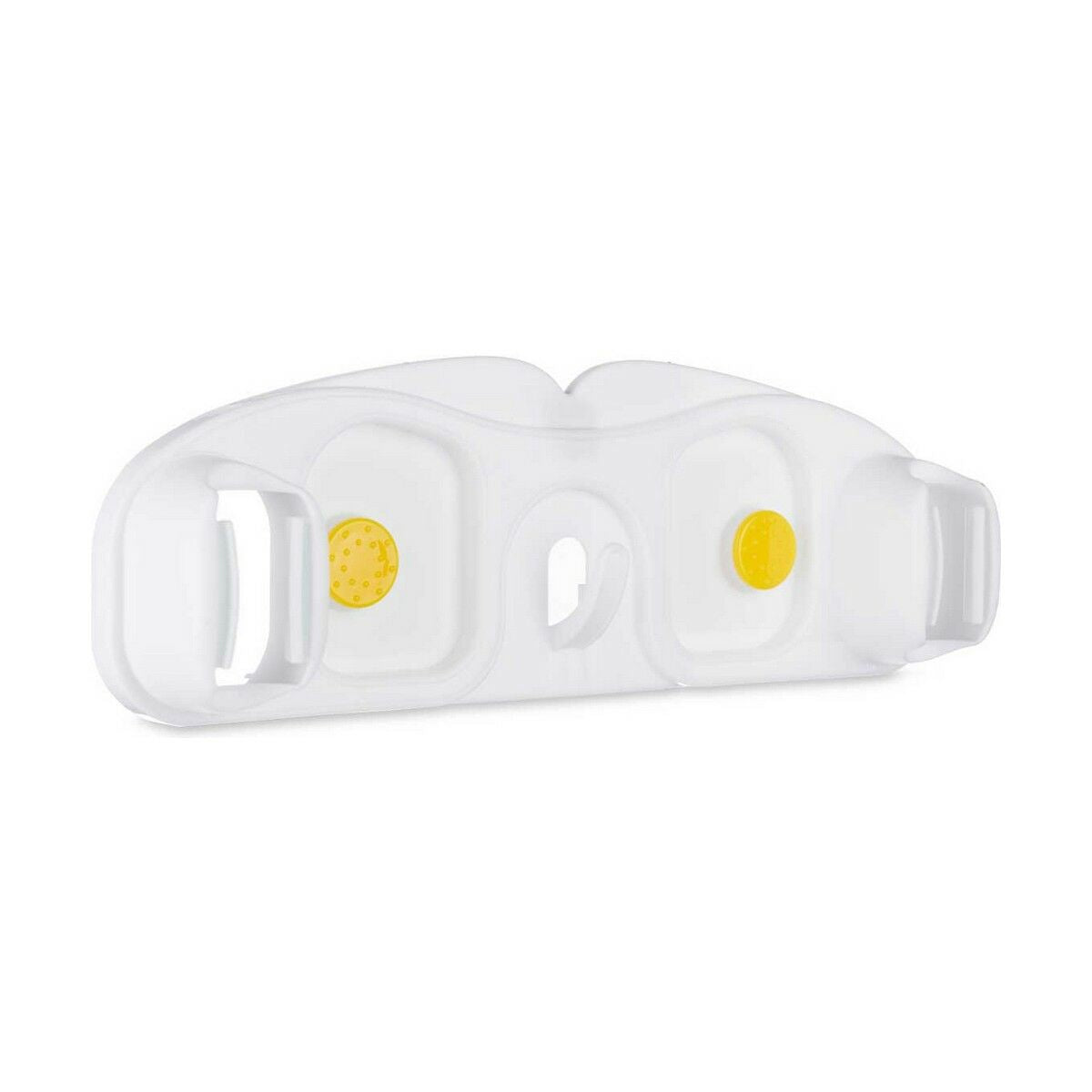 Support de balai mural Blanc Gris polypropylène 30 x 4,5 x 10 cm (12 Unités)