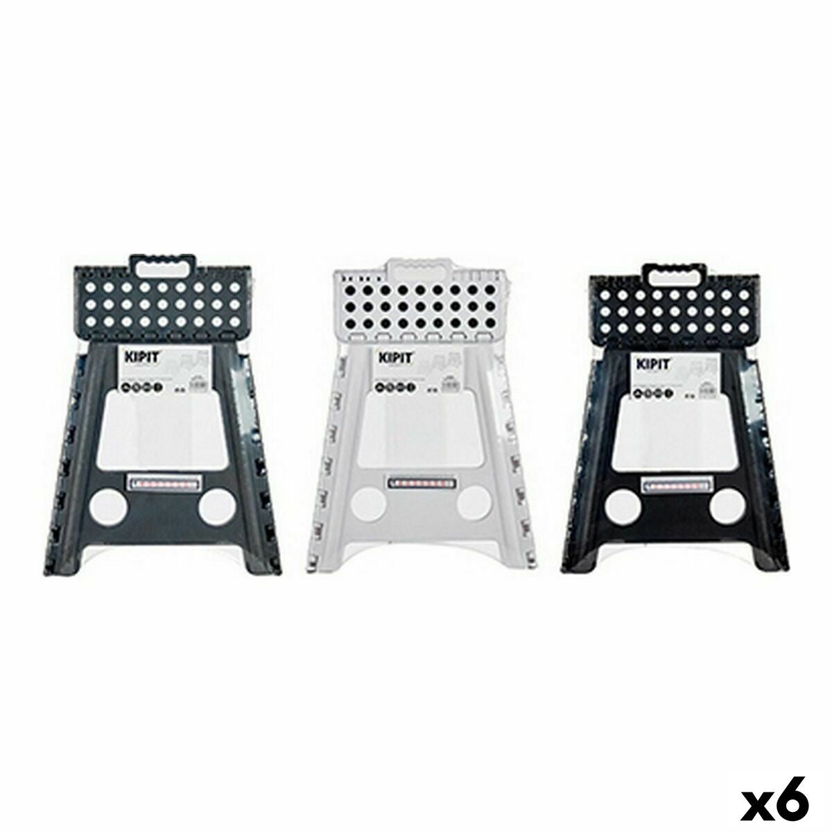 Tabouret Pliant Kipit Plastique 39 x 3 x 52 cm 52 x 4,5 x 39 cm (6 Unités)