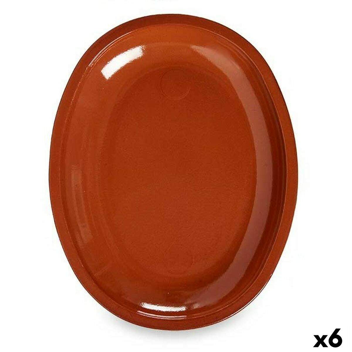 Plat de Four La Dehesa Faïence 24,5 x 3 x 30,5 cm 31 x 3 x 24,5 cm (6 Unités)