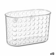 Support Organisateur pour Baignoire Berilo Transparent PVC Plastique 19,3 x 12 x 9 cm (12 Unités)