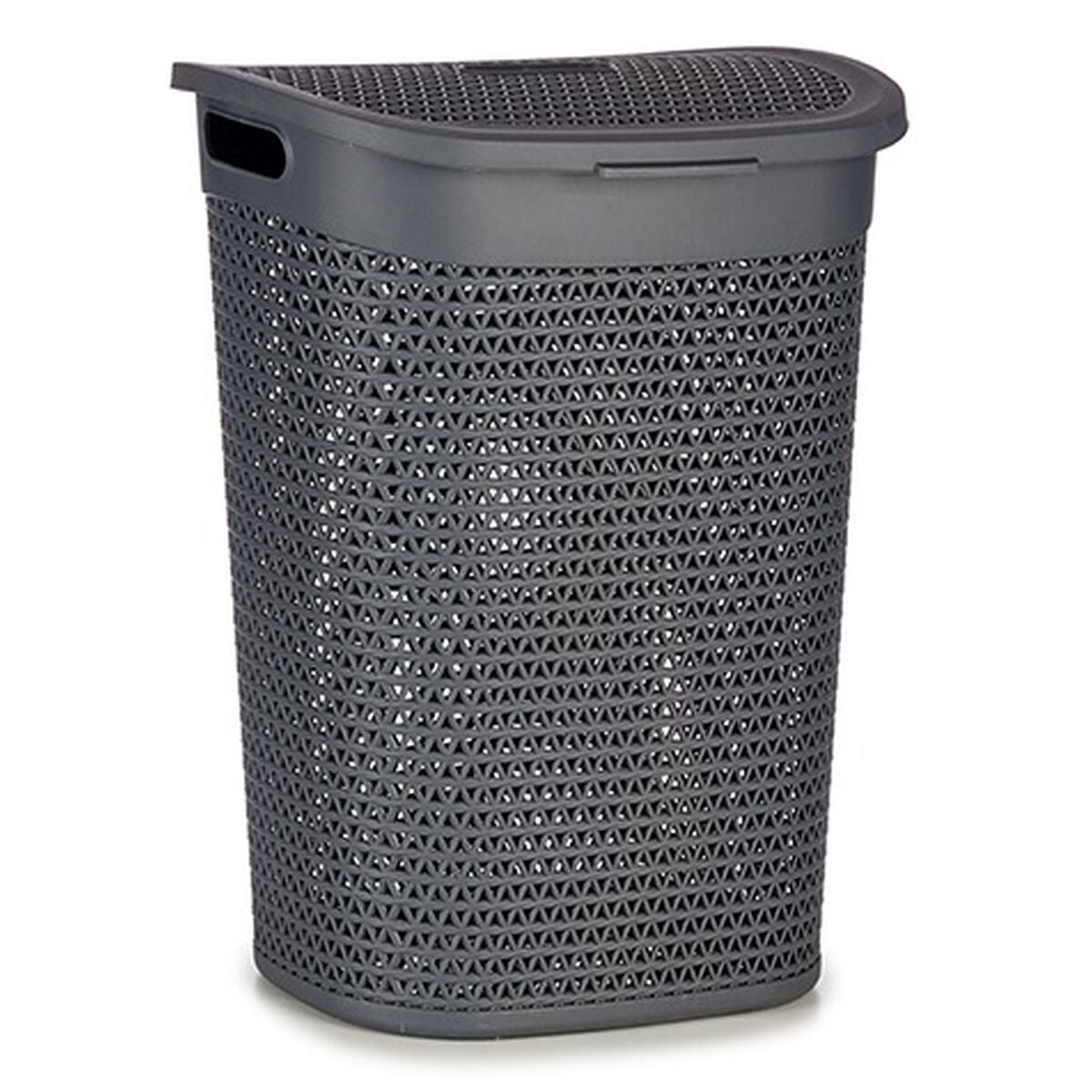 Panier à linge Kipit Anthracite Plastique 60 L 43,5 x 57,5 x 34 cm 43,5 x 57 x 34 cm (6 Unités)