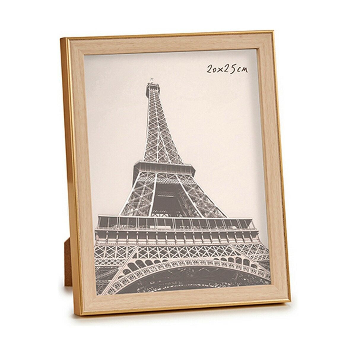 Cadre photo Gift Decor Marron Doré verre polypropylène (6 Unités)