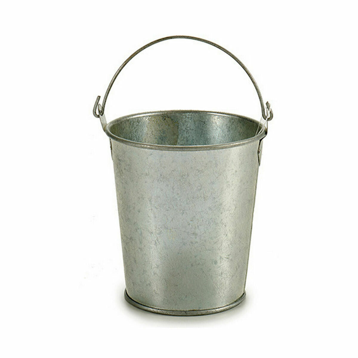 Cache-pot Ibergarden Argenté Zinc Seau 15,5 x 11 x 11 cm 11,5 x 10 x 10 cm 11,5 x 15,5 x 10 cm (72 Unités)