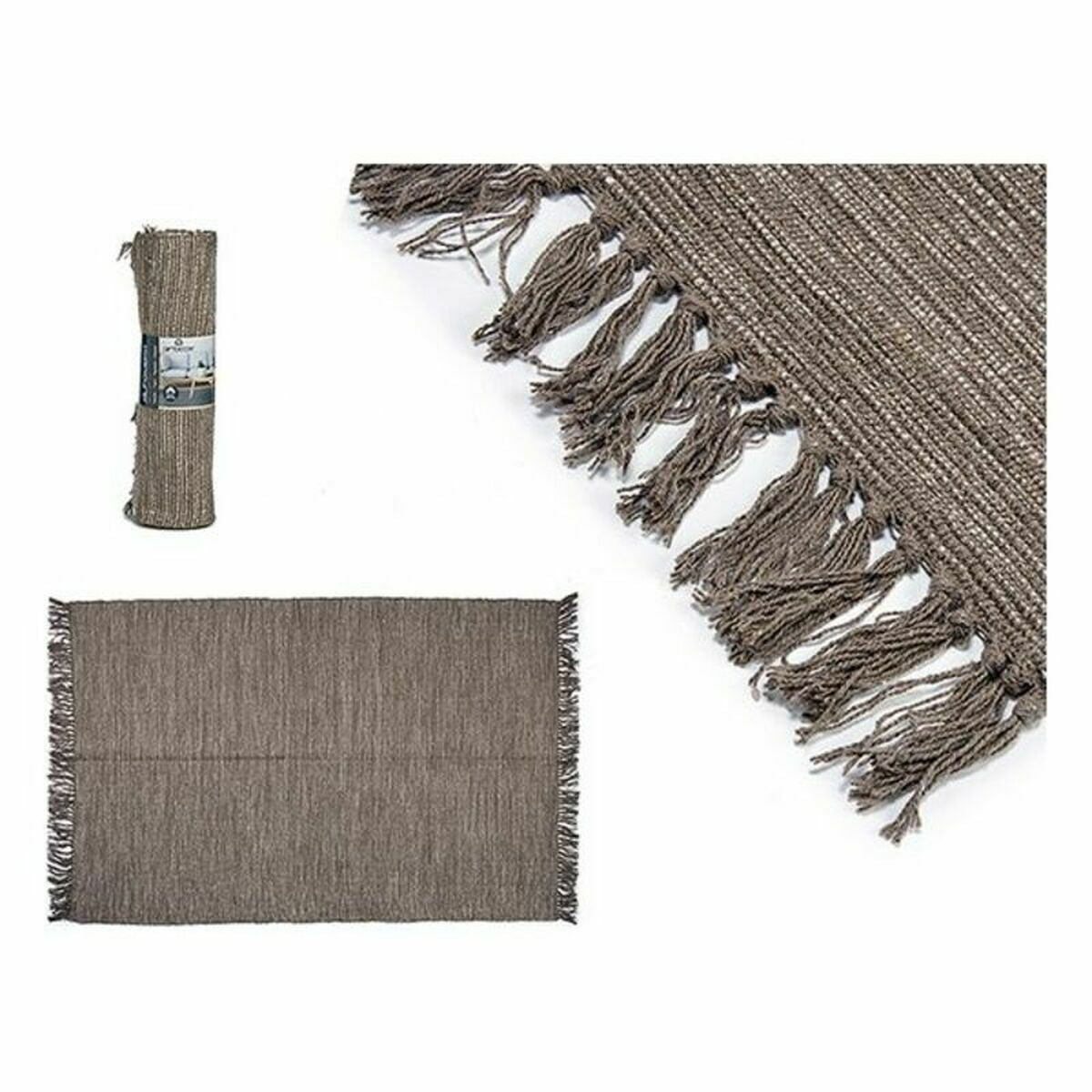 Tapis Gift Decor Marron 120 x 80 x 1 cm 10 x 40 x 10 cm (2 Unités)