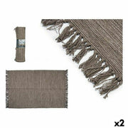 Tapis Gift Decor Marron 120 x 80 x 1 cm 10 x 40 x 10 cm (2 Unités)