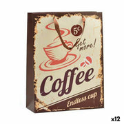 Sac en papier Hotdog & Coffee 8,5 x 24 x 18 cm (12 Unités)